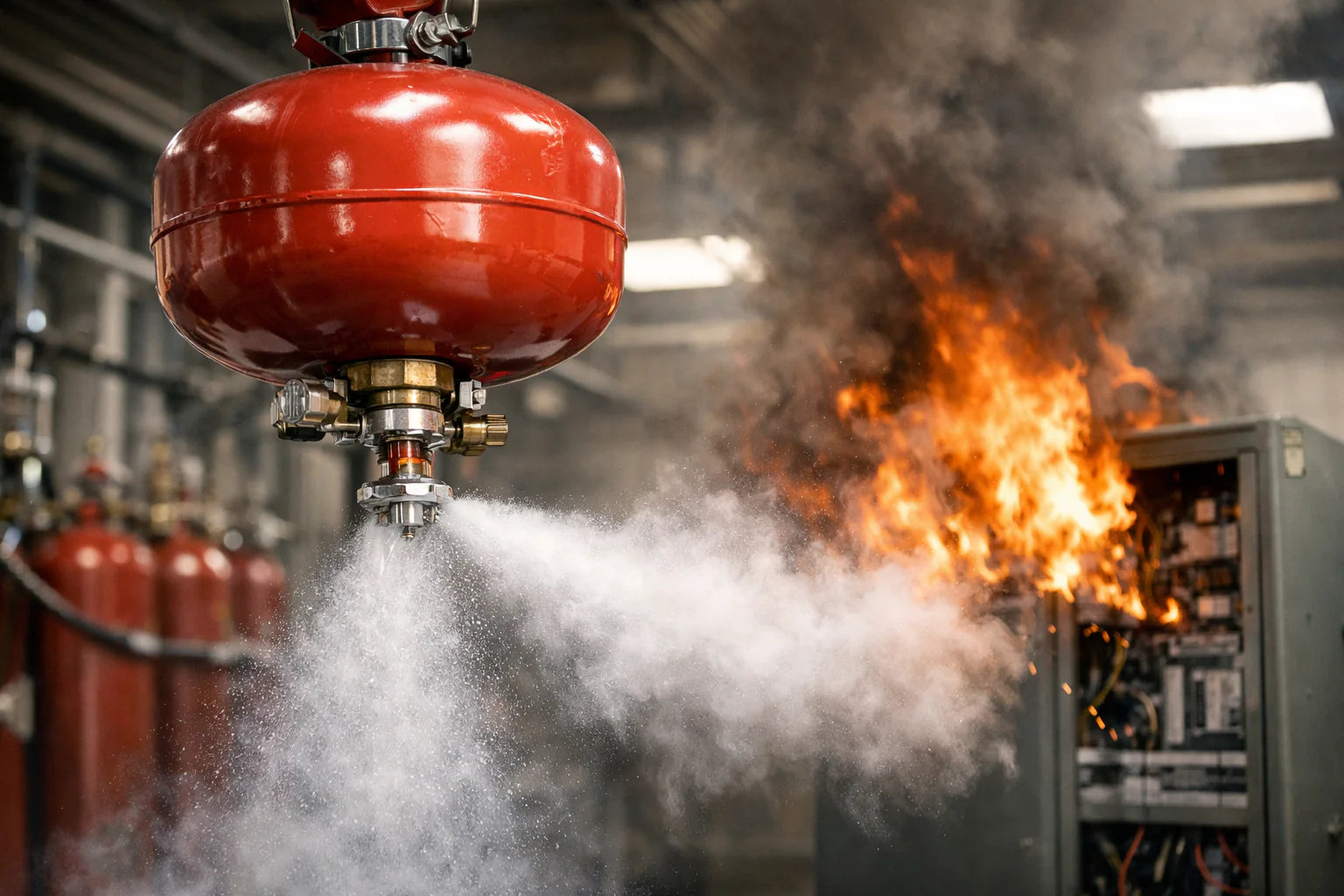 Can an Automatic Fire Extinguisher Reduce Response Time by Crucial Seconds?