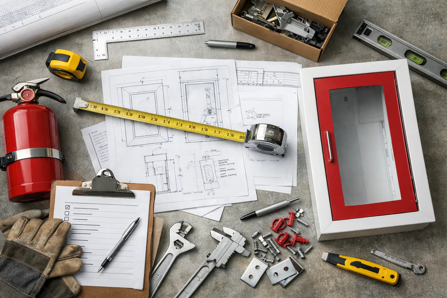 Before You Buy a Fire Extinguisher Cabinet, Check These Size and Mounting Details