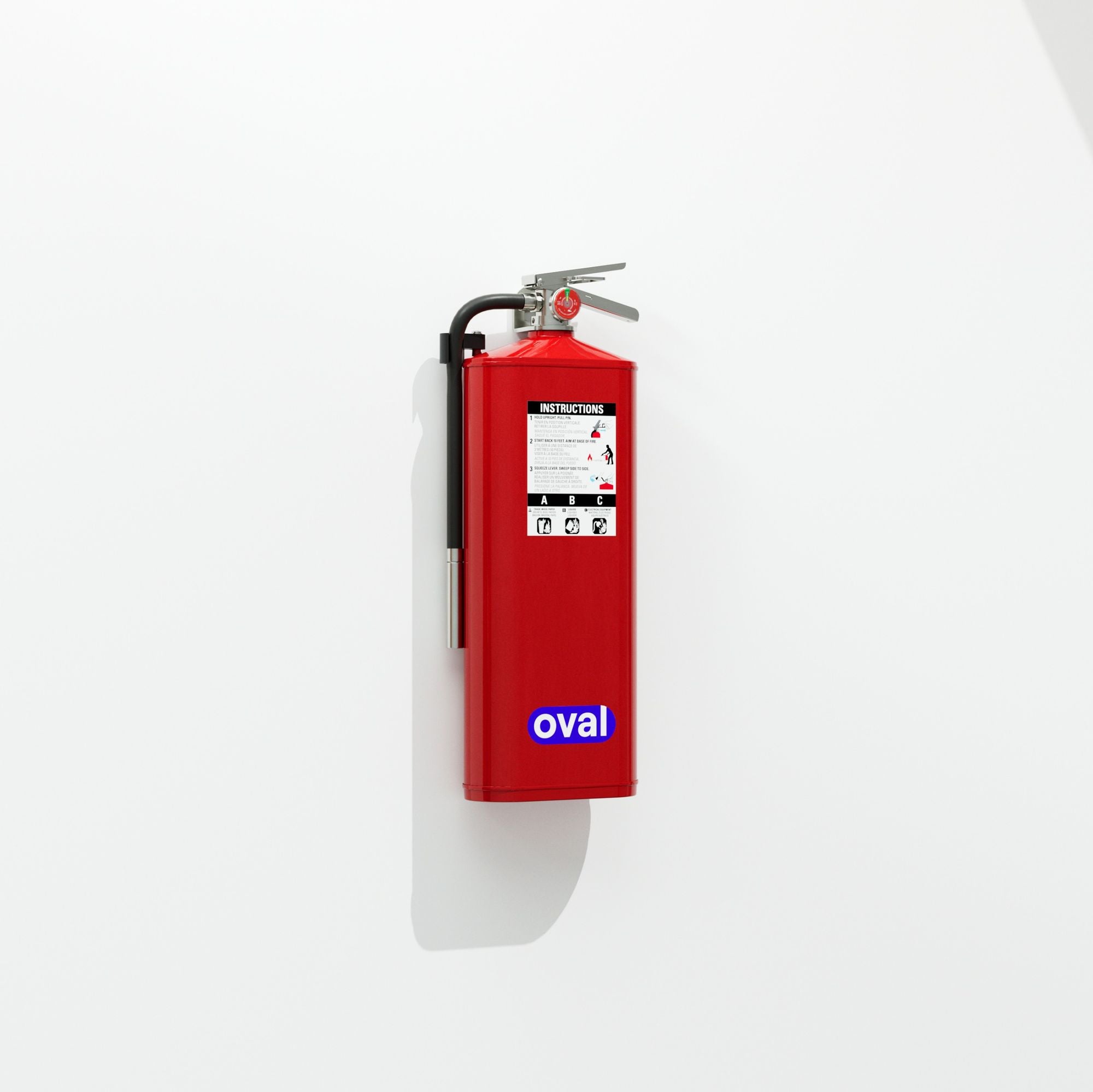 Oval 10H-PKP Purple K Dry Chemical Fire Extinguisher