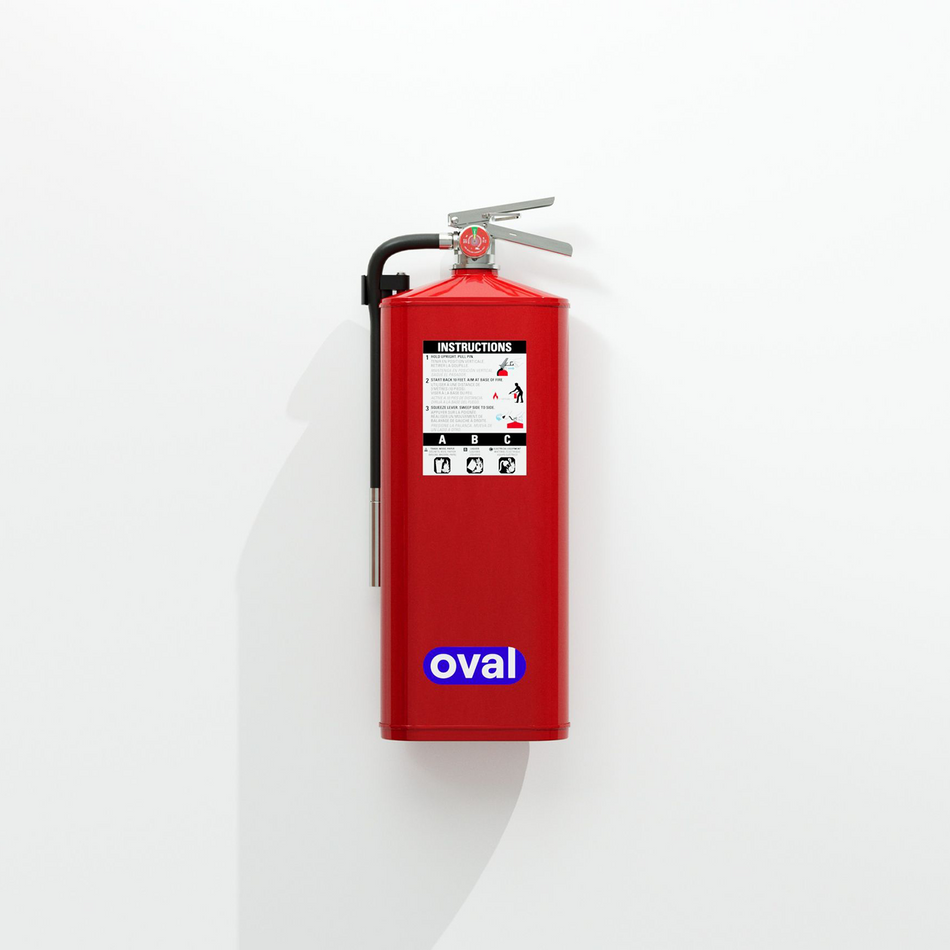 Oval 10H-PKP Purple K Dry Chemical Fire Extinguisher