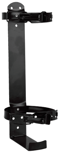 Black Strike First UP10-MD - Medium Duty Vehicle/Marine Bracket for 10LB ABC Fire Extinguisher (2 x Straps)